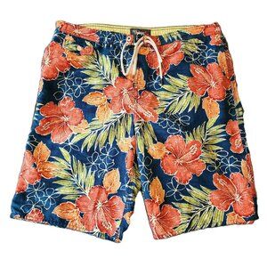 St. John's Bay Board Shorts Men M 21″ L x 38″ W – 10″ Inseam, Drawstring Swim Tr